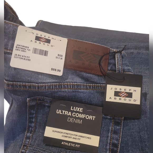 NWT Joseph Abboud Athletic Fit Jeans 32 x 36 - Picture 7 of 10